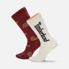2 balení ponožek Timberland® s celoplošným potiskem