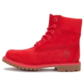 50. výroční edice prémiových 6-Inch Waterproof Bootů „Středně červený nubuk“
