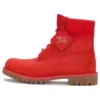 50. výroční edice prémiových 6-Inch Waterproof Bootů „Středně červený nubuk“