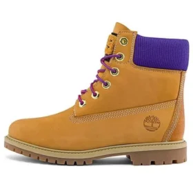 6-Inch Boot Heritage Cupsole s širokým střihem „Pšeničná nubuk s fialovou“