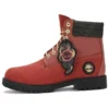 6-Inch Boot šněrovací nepromokavé „Dark Red Nubuck“