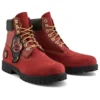6-Inch Boot šněrovací nepromokavé „Dark Red Nubuck“