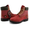 6-Inch Boot šněrovací nepromokavé „Dark Red Nubuck“
