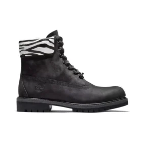6-Inch Boot Safari Zebra „Černá“