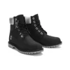 6-Inch Heritage voděodolné kozačky s cupsole podrážkou „Černá Nubuck s Silver Collar“