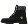6-Inch klasické šněrovací kozačky s cupsole podrážkou „Černá Nubuck“