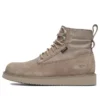 6-Inch kožené a látkové Vibram kozačky „Taupe“