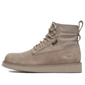 6-Inch kožené a látkové Vibram kozačky „Taupe“