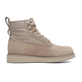 6-Inch kožené a látkové Vibram kozačky „Taupe“