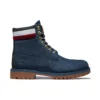 6-Inch Kozačky Heritage Cupsole „Navy Nubuck with Red“