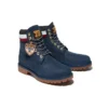 6-Inch Kozačky Heritage Cupsole „Navy Nubuck with Red“