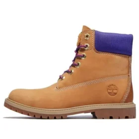 6-Inch kozačky Heritage s cupsole podrážkou „Pšeničná nubuk s fialovou“