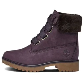 6-Inch kozačky Jayne Shearling s širokým střihem „Dark Purple“