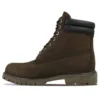 6-Inch Kozačky s dvojitým límcem „Dark Chocolate Nubuck“