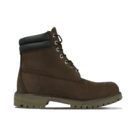 6-Inch Kozačky s dvojitým límcem „Dark Chocolate Nubuck“