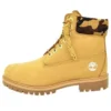 6-Inch Premium kozačka „Wheat Nubuck with Camouflage Collar“