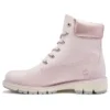 6-Inch Premium kozačky „Light Pink Metallic Collar“