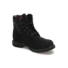 6-Inch Premium kozačky s červenou značkou „Černá Nubuck“