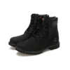 6-Inch Premium kozačky s červenou značkou „Černá Nubuck“