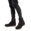6-Inch Premium kozačky s širokým střihem „Černá Nubuck“