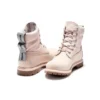 6-Inch Premium kozačky z materiálu ReBOTL a kůže „Pale Pink“