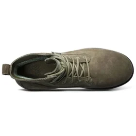 6-Inch Premium voděodolné kozačky Vibram s širokým střihem „Olive Green“
