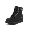 6-Inch Premium Waterproof Boot „Black Nubuck Logo“
