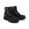 6-Inch Premium Waterproof Boot „Black Nubuck Logo“