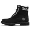 6-Inch Premium Waterproof Boot „Černá Nubuck s Silver Logo“