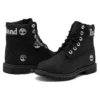 6-Inch Premium Waterproof Boot „Černá Nubuck s Silver Logo“