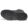 6-Inch Premium Waterproof Boot s širokým střihem „Černá Nubuck Logo“