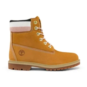 6-Inch Premium Waterproof Boot „Wheat Nubuck and Stripes“