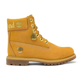 6-Inch Premium Waterproof Boot „Wheat Nubuck with Gold Logo“