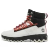 GreenStride Edge Waterproof Wide Fit Kozačky „White Nubuck“