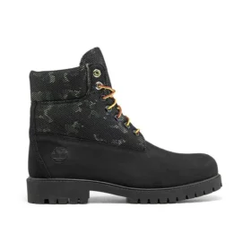 Kozačky Heritage 6-Inch „Černá nubuková kůže s camo“