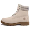 Lindon Woods 6-Inch Boot „Béžový nubuk a potištěný límec“