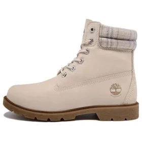 Lindon Woods 6-Inch Boot „Béžový nubuk a potištěný límec“