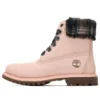 Lindon Woods 6-Inch Boot „Pink Nubuck and Black Printed Collar“