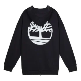 Mikina s kapucí a logem Back Tree „Navy“