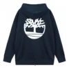 Mikina s kapucí a logem Back Tree „Navy“