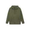 Mikina s kapucí a logem stromu „Olive Green“
