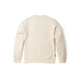 Mikina s logem a kulatým výstřihem „White“