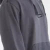 Mikiny s kapucí barvené v kuse „Dark Grey“