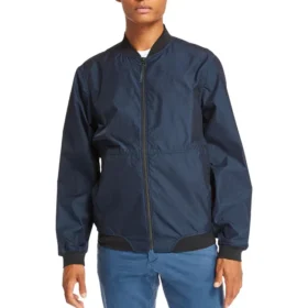 Modrá outdoorová letecká bundy Timberland