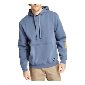 Modrý pulovr Timberland s potiskem písmen