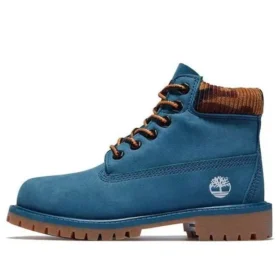 Premium 6-Inch Waterproof Boot „Blue Suede Nubuck Camo“