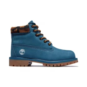Premium 6-Inch Waterproof Boot „Blue Suede Nubuck Camo“