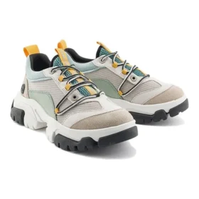 Tenisky Adley Way „White Nubuck and Grey“