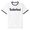 Timberland Ležérní tričko s kulatým výstřihem a potiskem, kraťasy, bílé