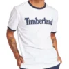 Timberland Ležérní tričko s kulatým výstřihem a potiskem, kraťasy, bílé